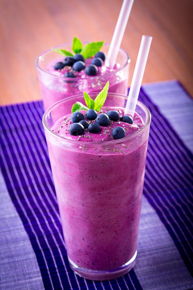 Blueberry Power Breakfast Shake