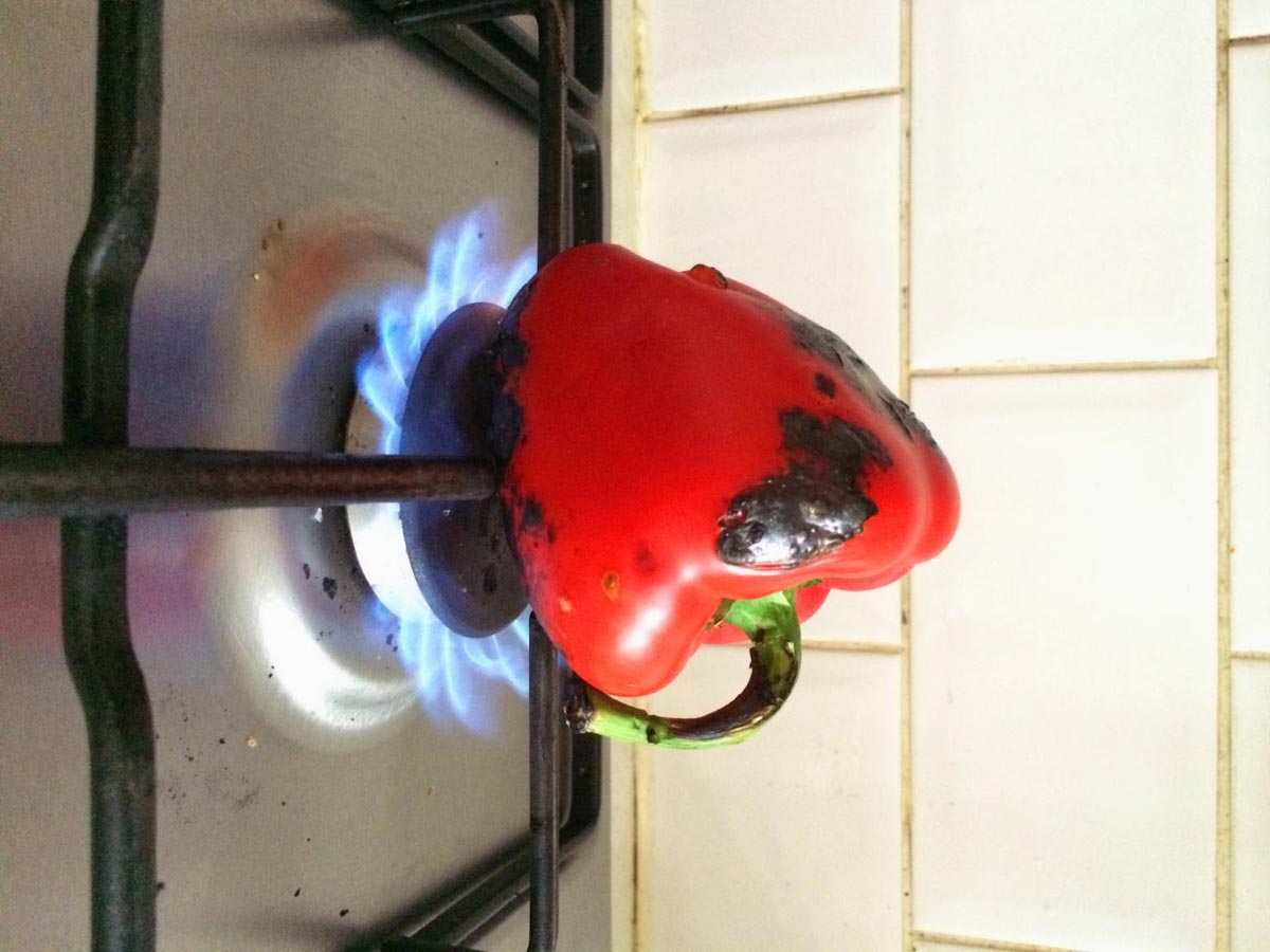Char-grilled pepper – how to do it.
