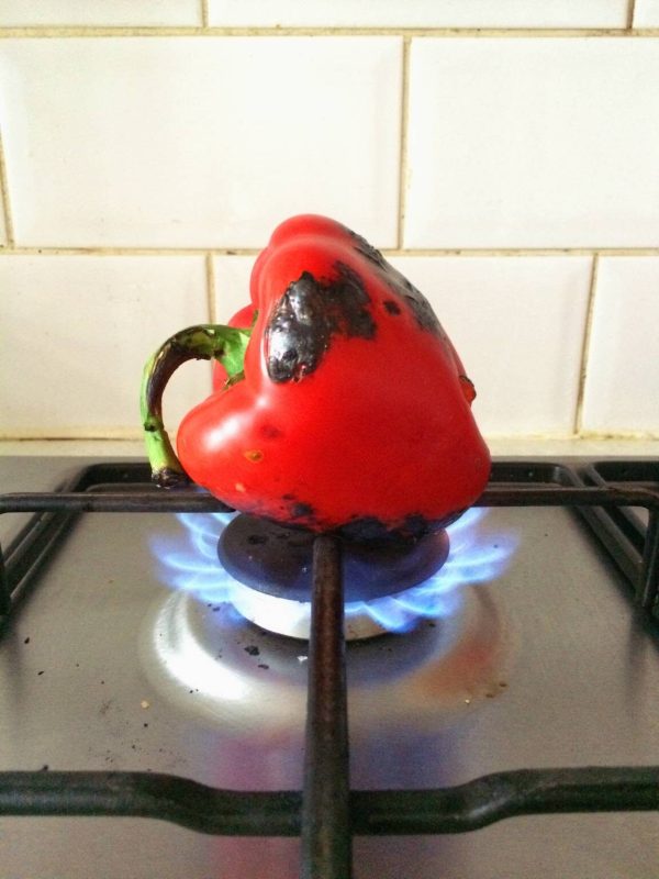 Char-grilled pepper