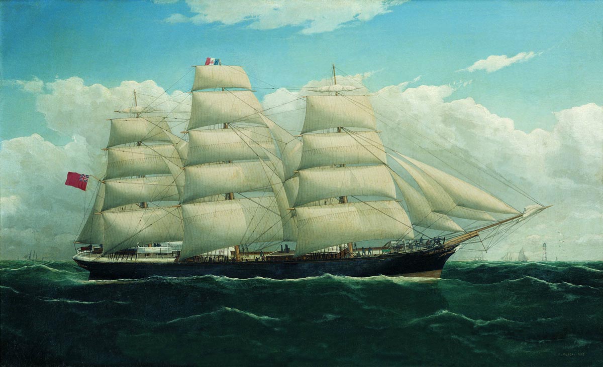 The ship, Dunedin