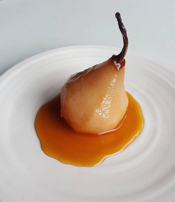 Slow-cooked Maple Pear