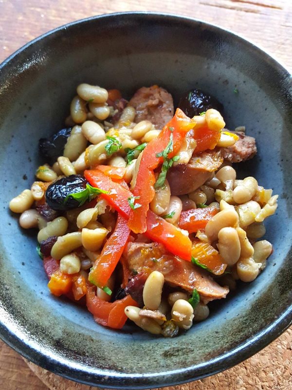 Bean & chorizo stew 