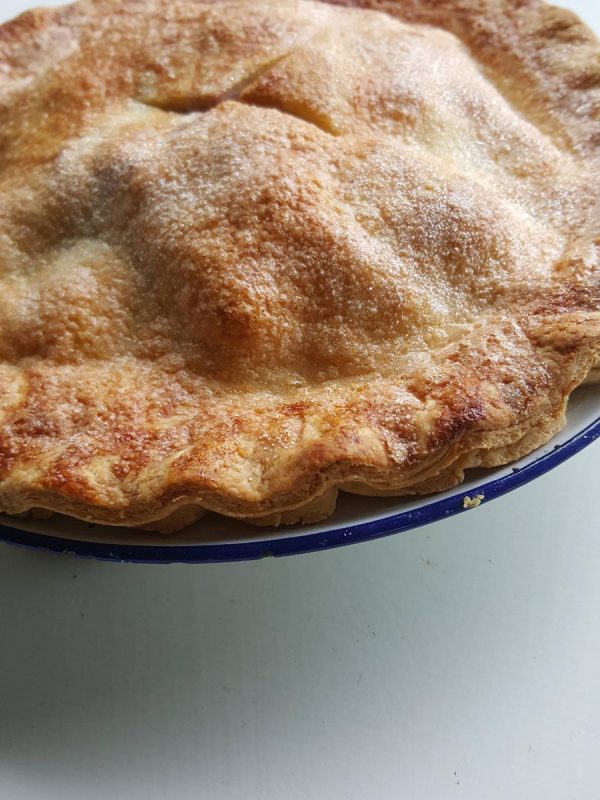 Blackberry & apple pie