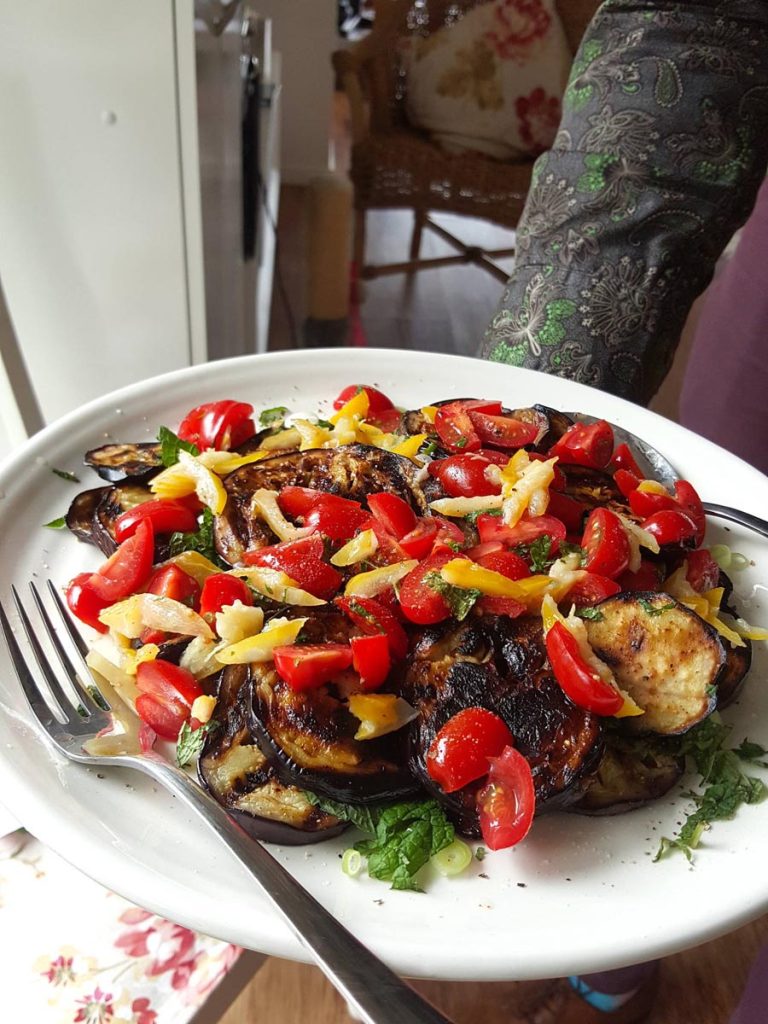 Eggplant & Preserved Lemon Salad