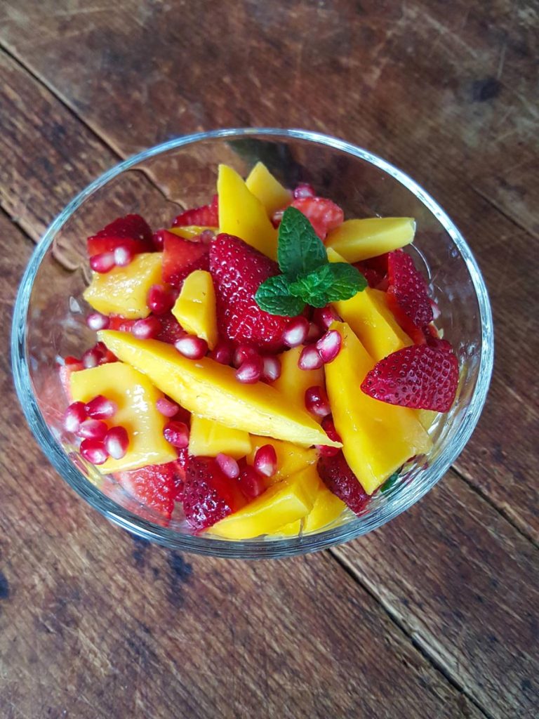 Strawberry & Mango Salad – so sweet and succulent