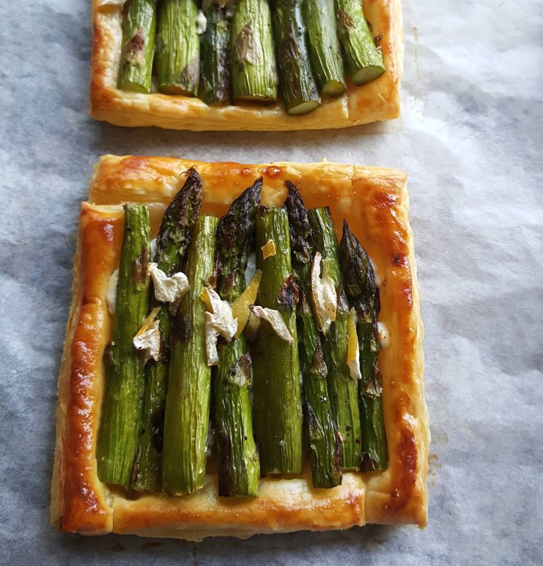 Asparagus & Goat’s Cheese Tarts