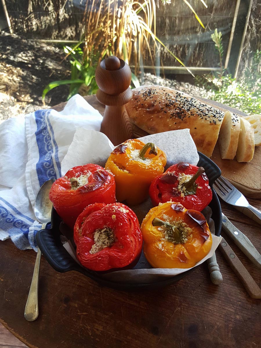 Stuffed peppers with freekeh 7