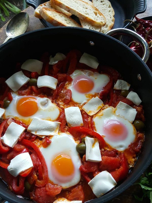 Tunisian eggs with extras 5