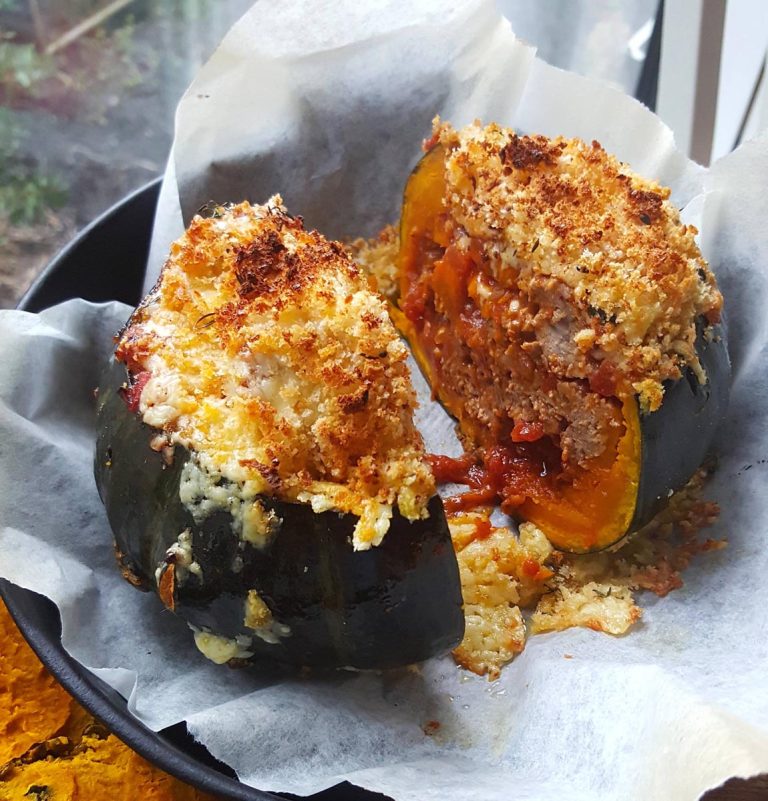Stuffed Pumpkin – crunchy golden topped