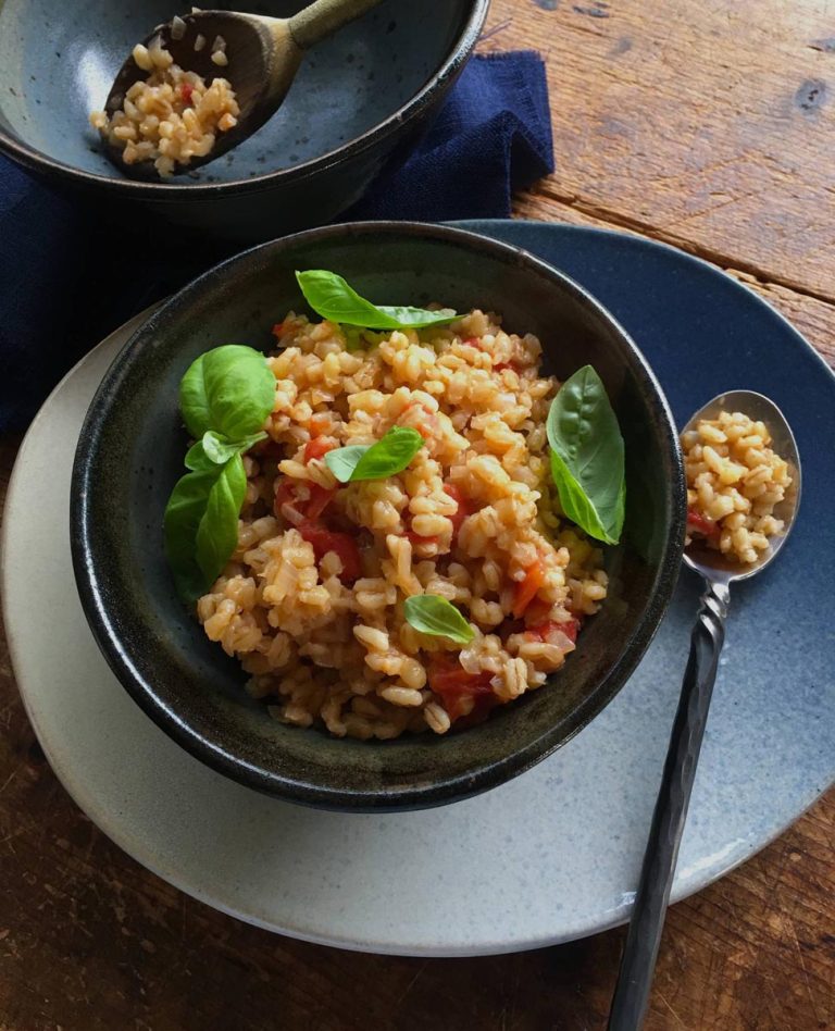 Barley Pilaf with Tomatoes