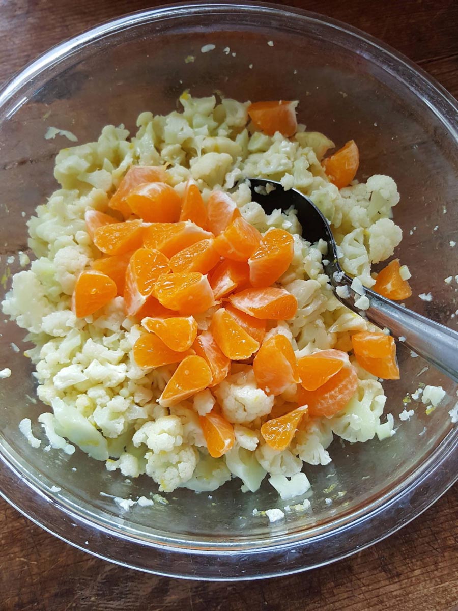 Cauliflower & Mandarin Salad 2