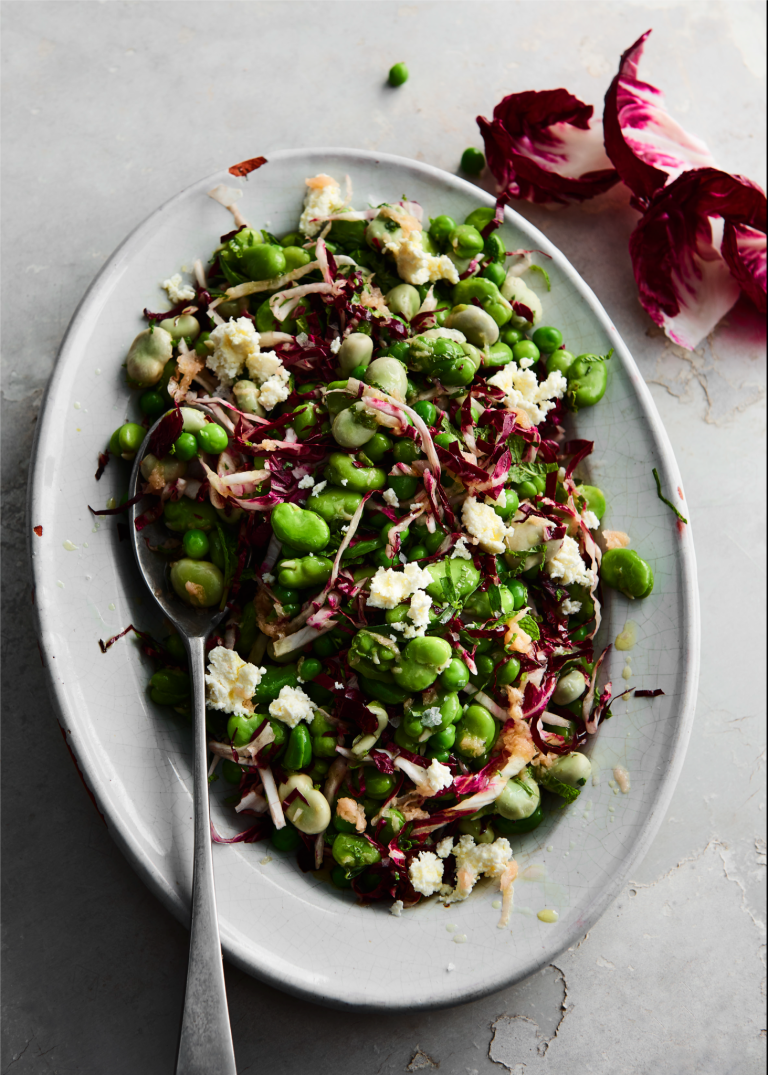Baby Broad Bean & Pea Salad – Amanida de Favetes I Pèsols
