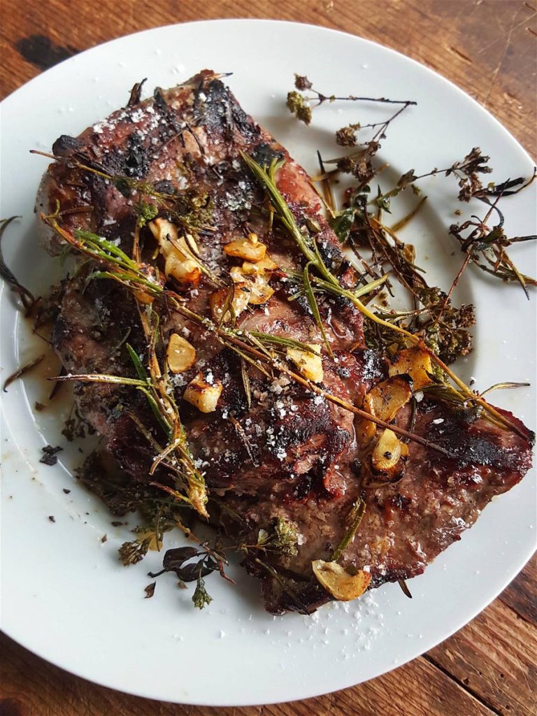 Barbecued Lamb with Aromatics