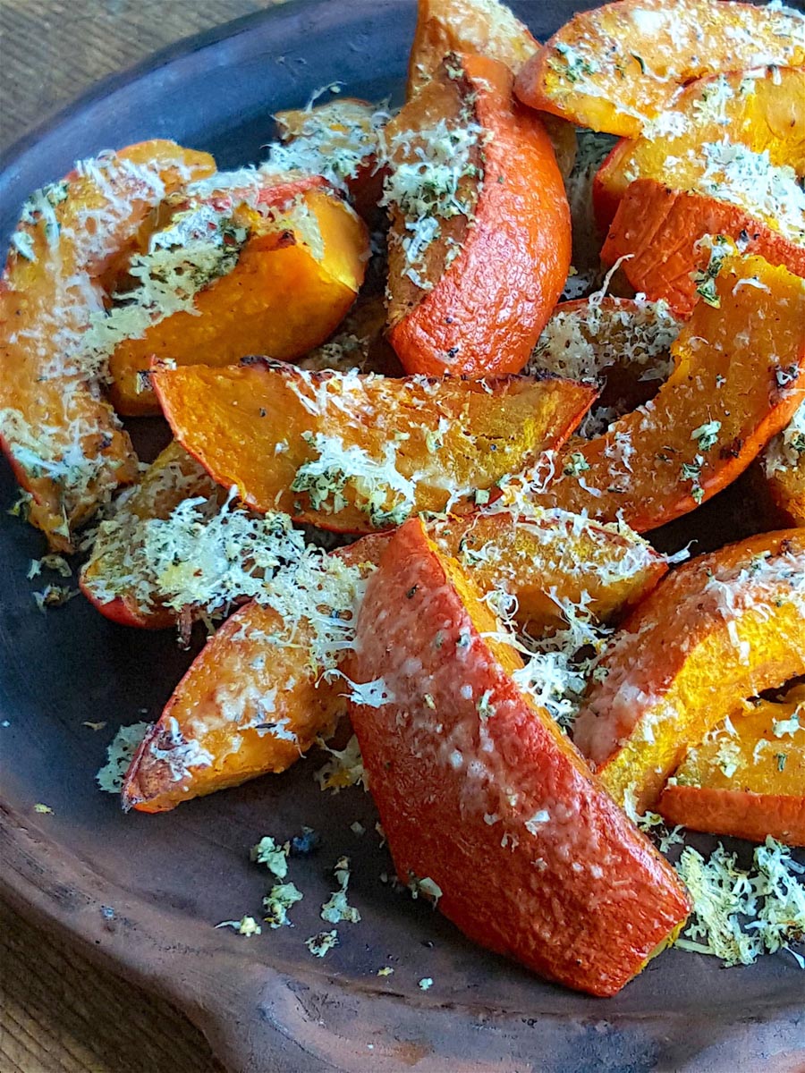 Parmesan Baked Pumpkin