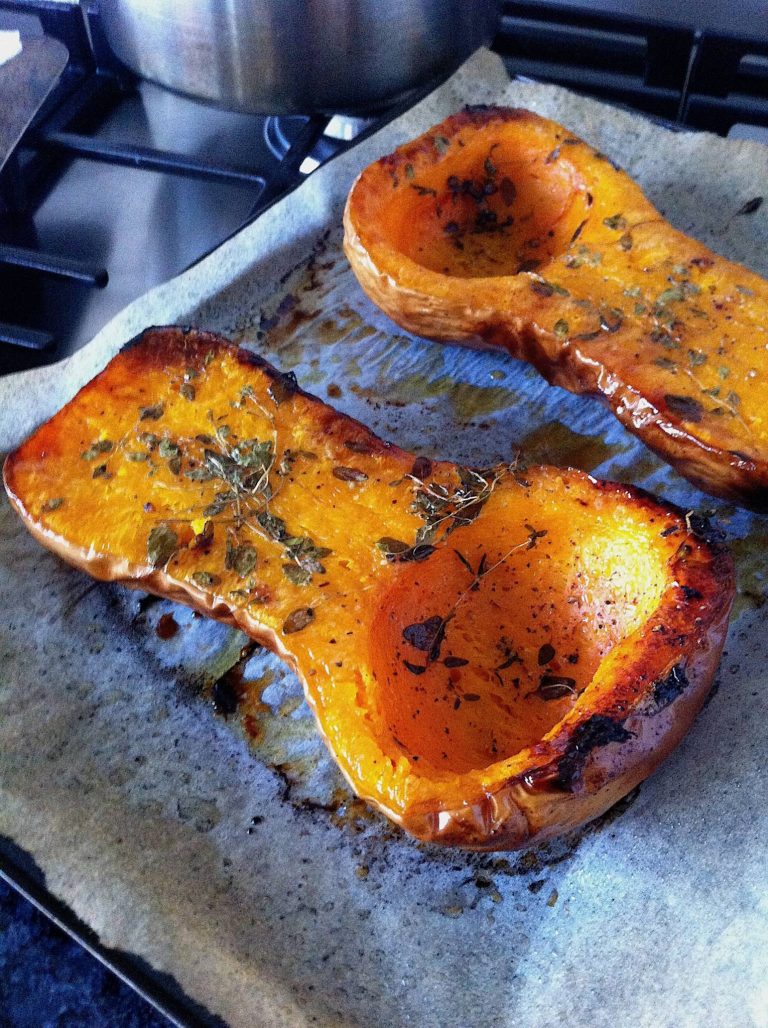 Baked Butternut with Thyme