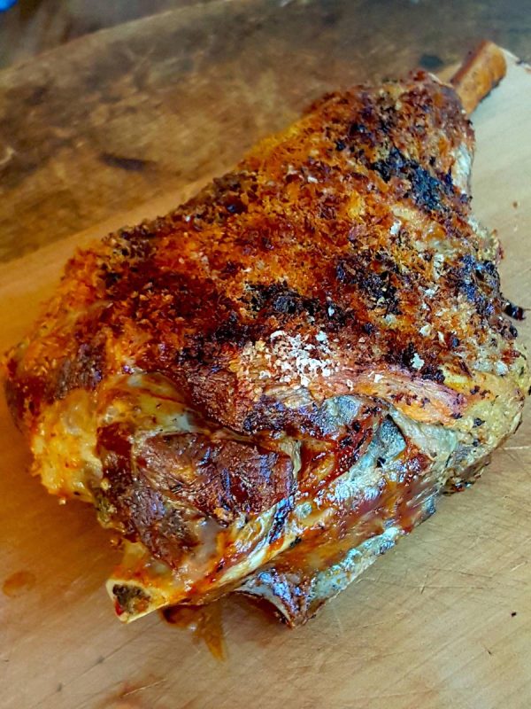 Crusty-topped Roast Lamb is hard to resist