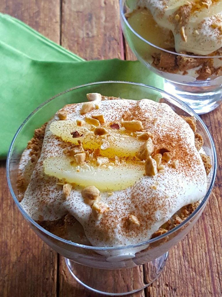 Gingernut Creams with Pears