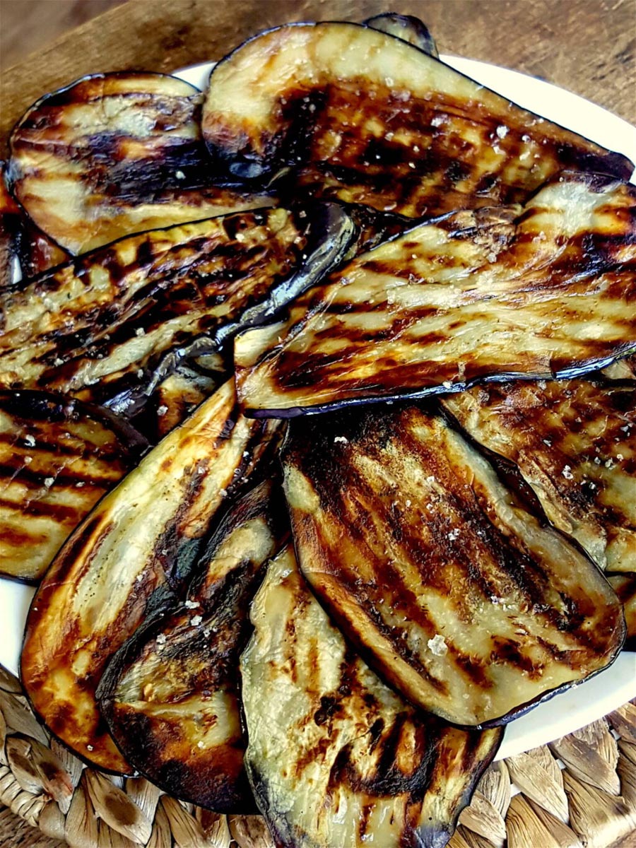 Easy way to grill eggplant