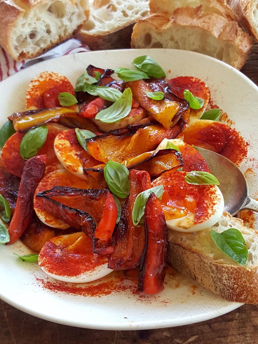 scrumptious egg dish with smoked paprika & peppers