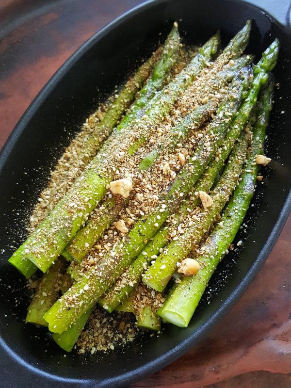 Asparagus with Dukkah