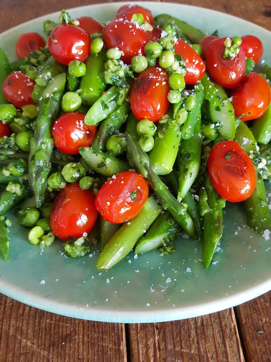 Chrisrmas Greens with Pesto