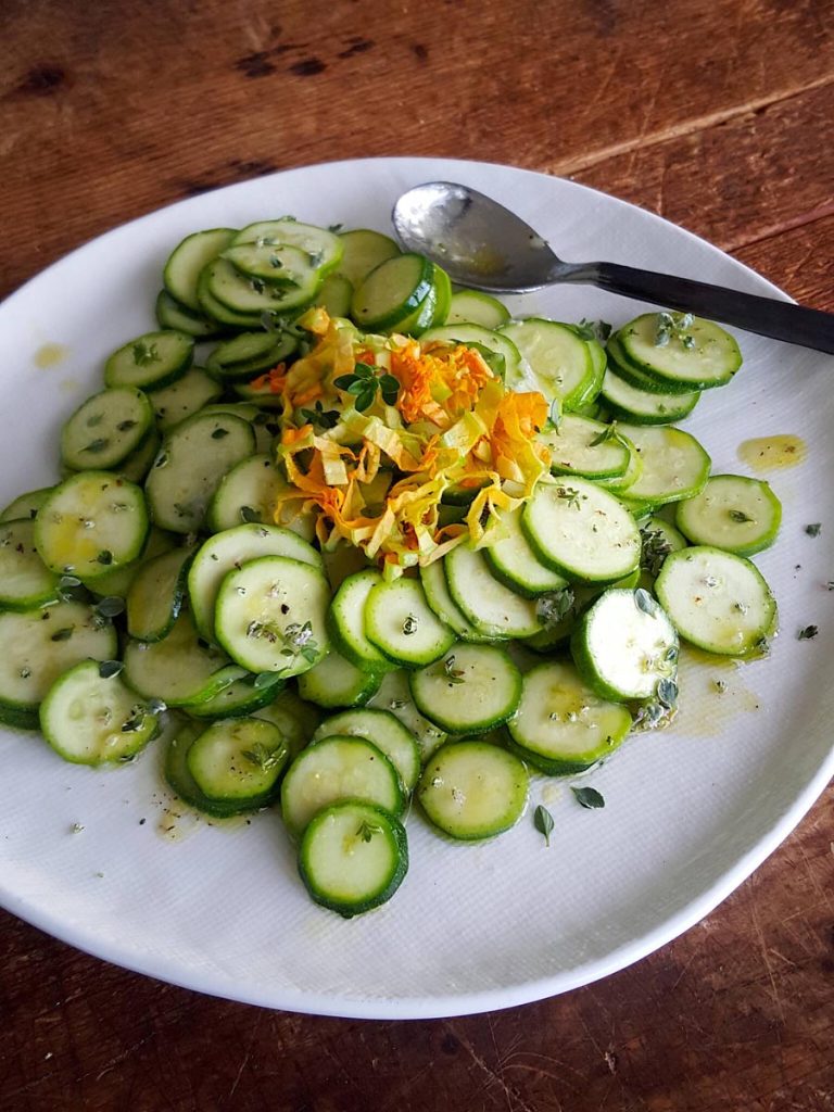 Zucchini Salad with Thyme
