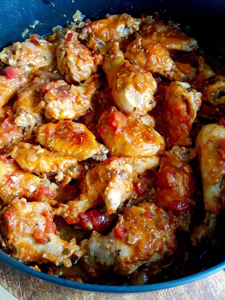 Chicken with Porcini & Tomatoes