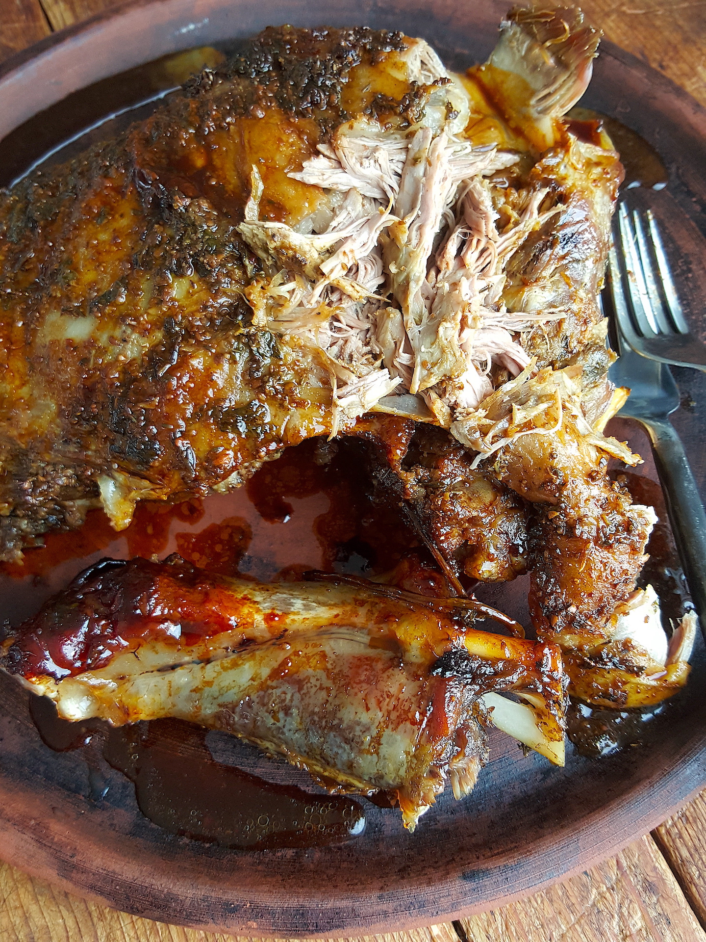 Slow-cooked Shoulder of Lamb
