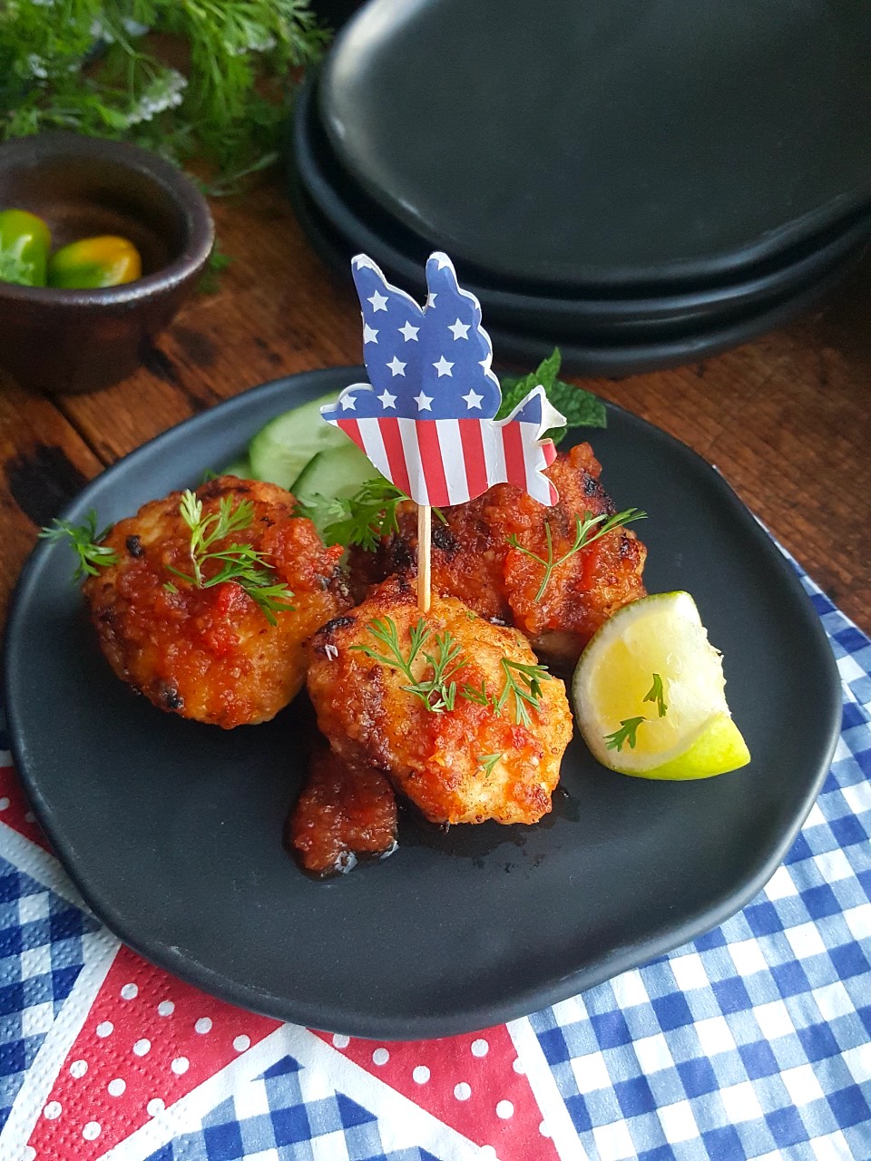 Indonesian Chicken Cakes