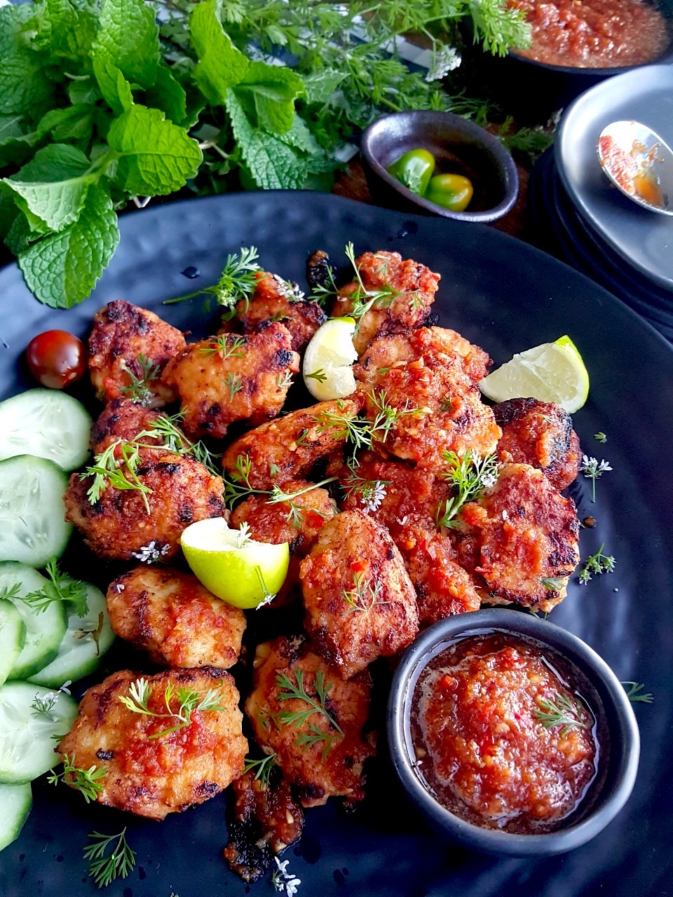 Indonesian Chicken Cakes