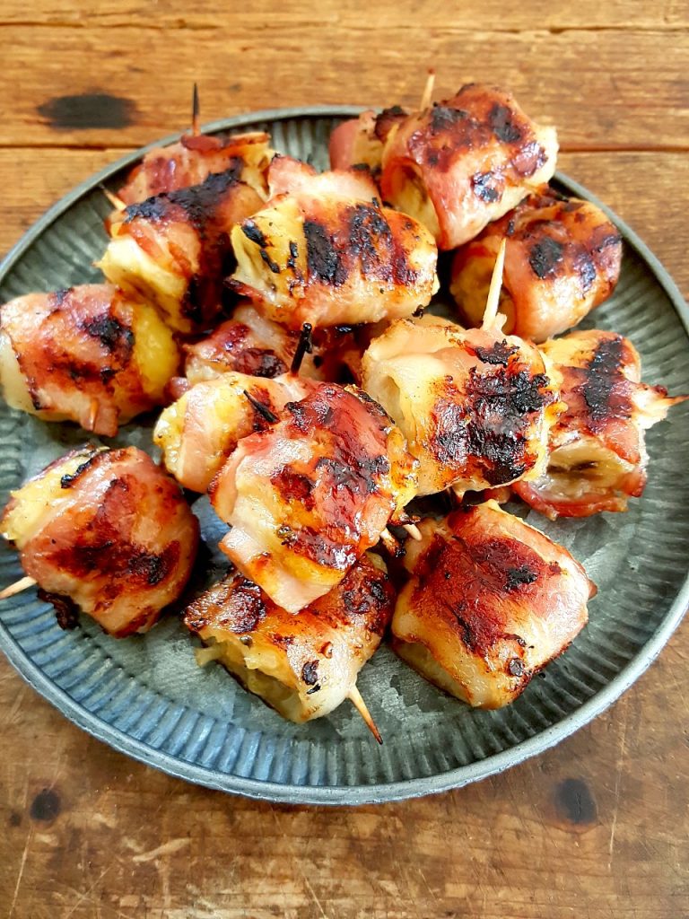 Char-grilled Bacon-wrapped Bananas