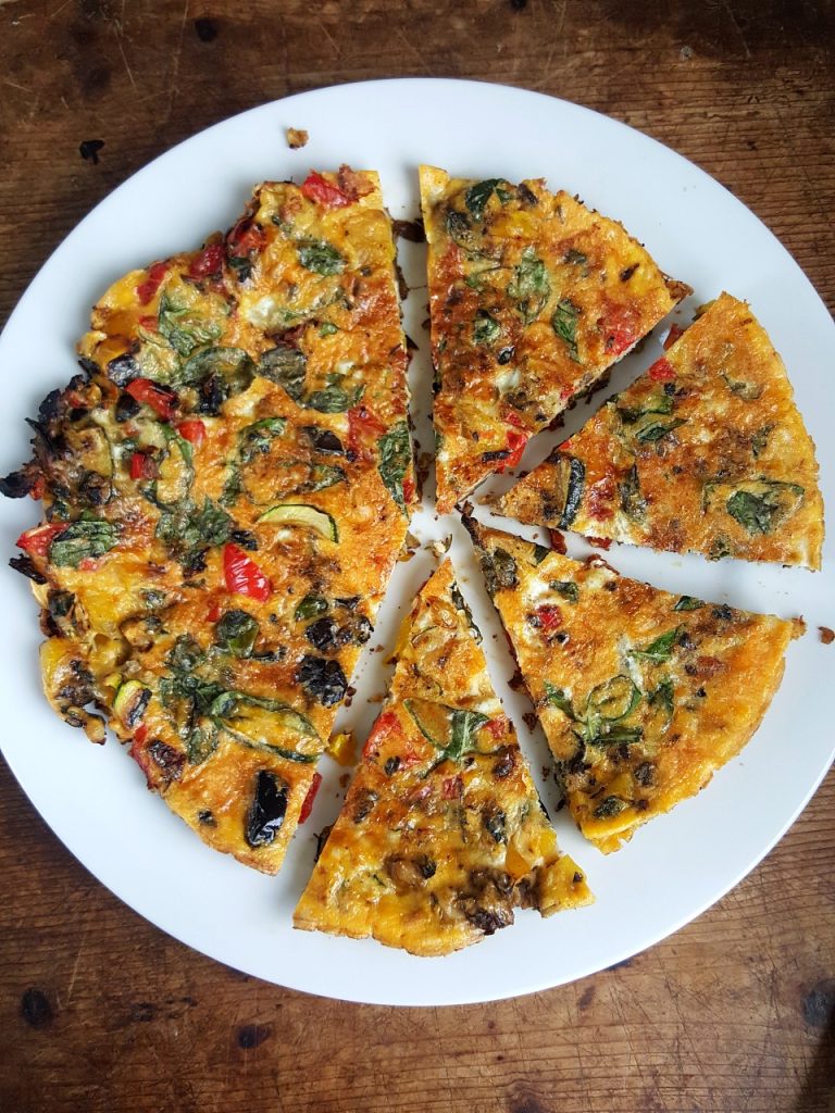 Frittata of Barbecued Vegetables