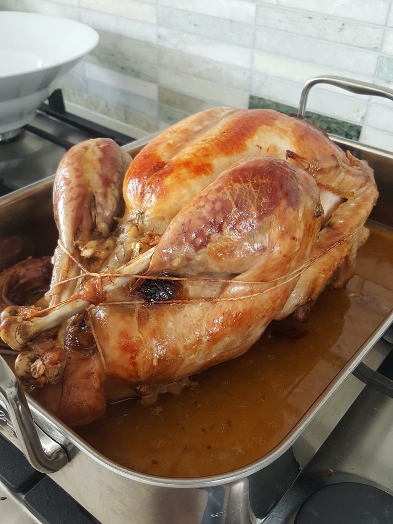 Tender, succulent roast turkey