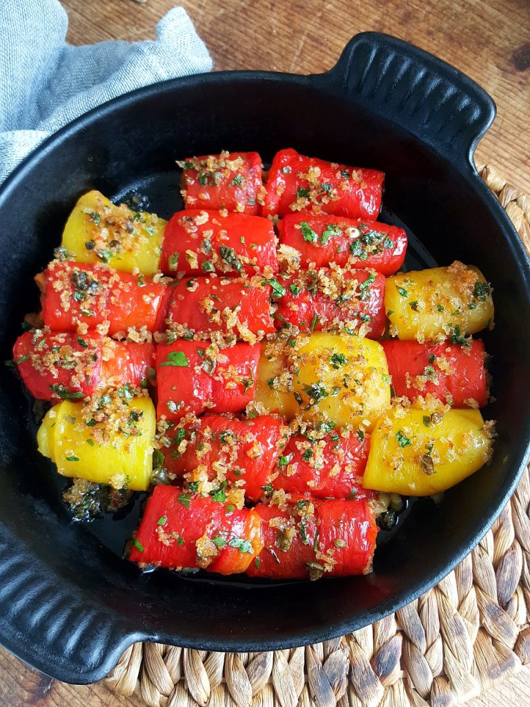 Grilled Red Pepper Rolls