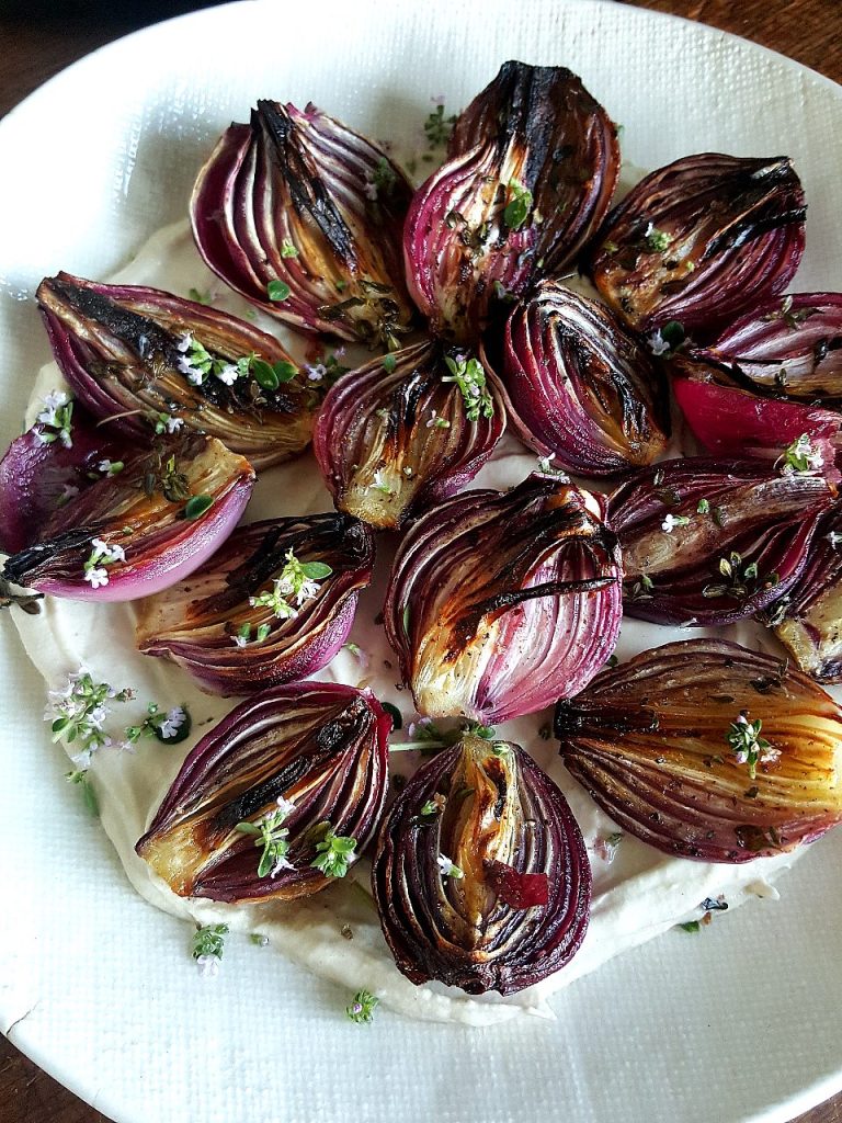 Roasted Onions with Thyme