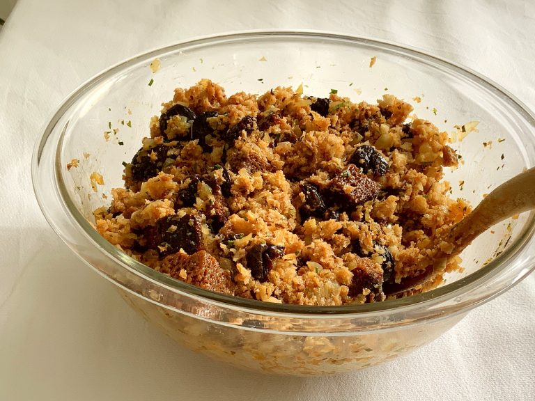 Cherry Gingerbread Stuffing
