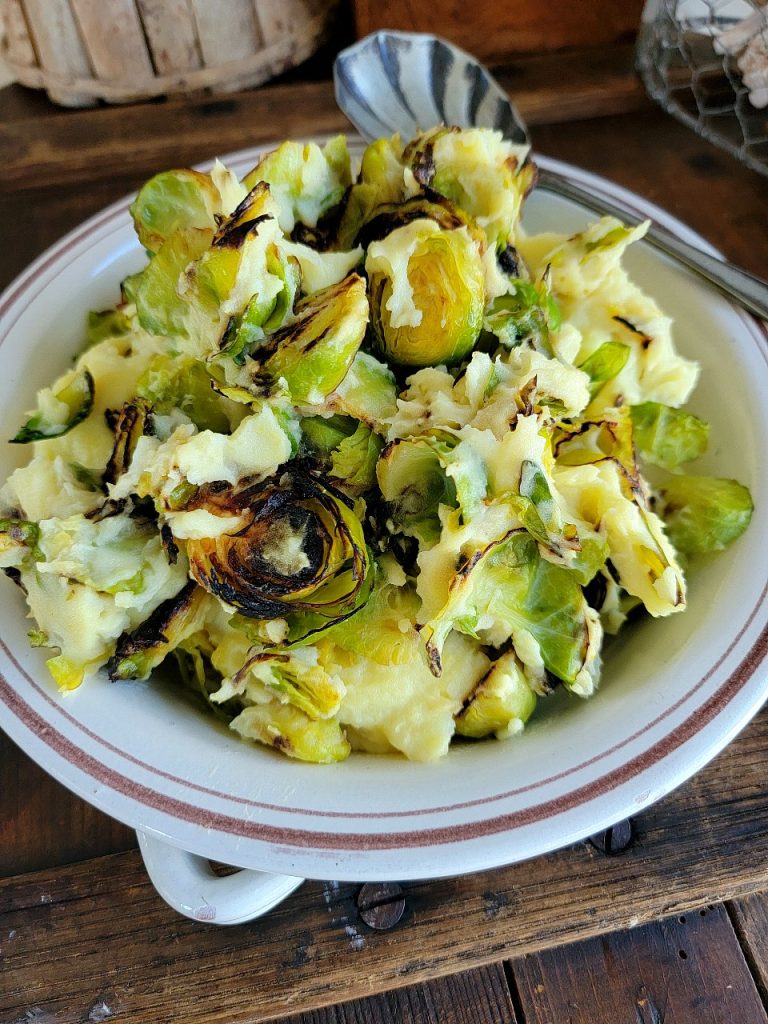 Potato Mash & Brussels Sprouts
