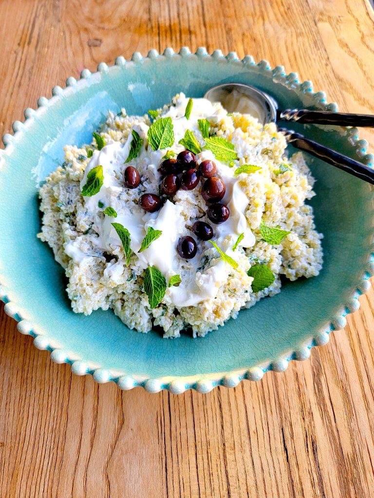 Burghul Salad with Spinach