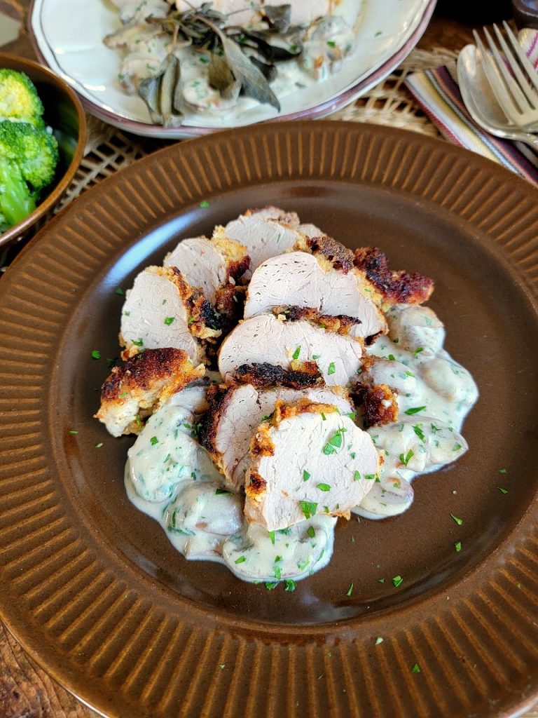 Pork Fillets with Creamy Mushroom Sauce