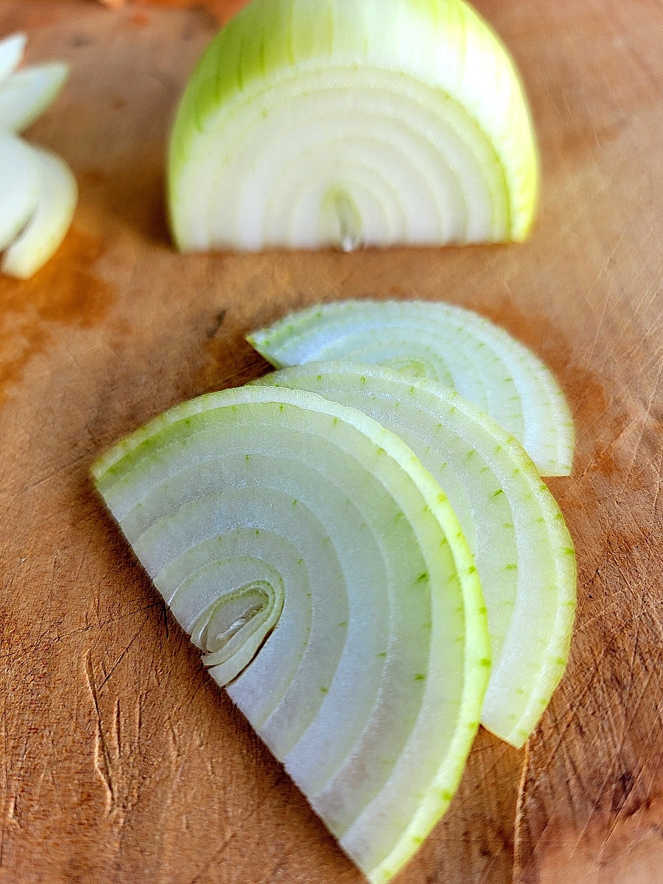 Chopping onion